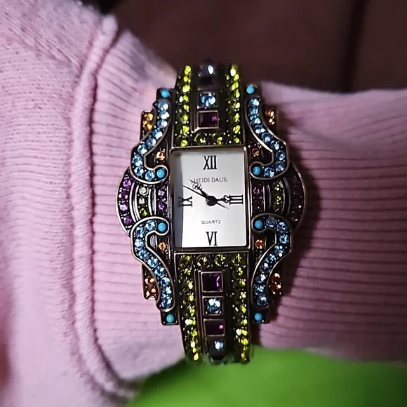 Heidi Daus | Jewelry | Heidi Daus Art Deco Swarovski Crystal 